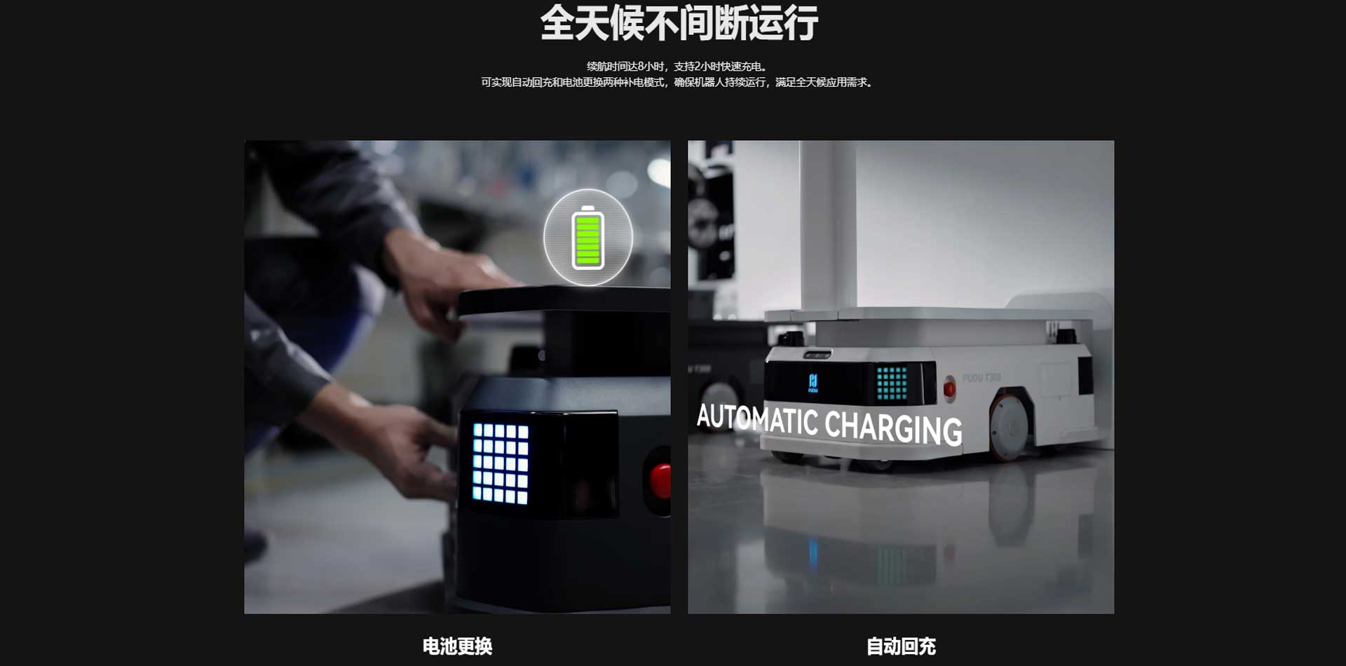 超長續(xù)航配送機器人,普渡